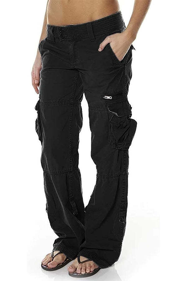 Women's Tactical Active Loose Multi-Pockets Cargo Pants-consonak