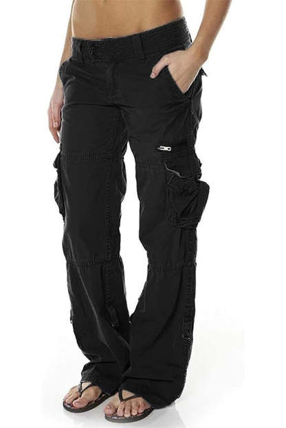 Women's Tactical Active Loose Multi-Pockets Cargo Pants-consonak