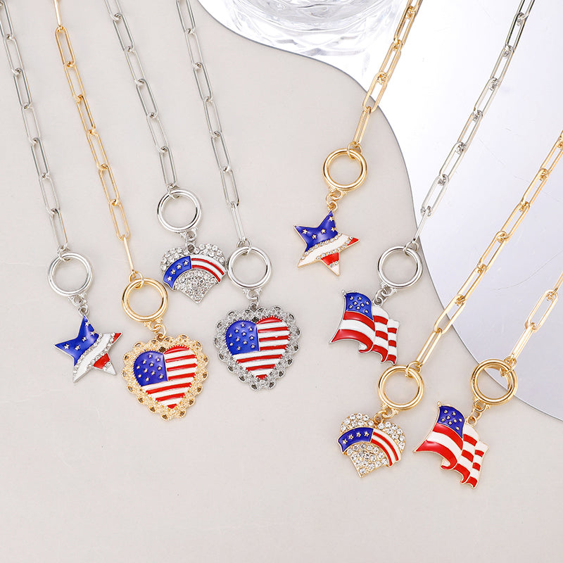 American Flag Independence Day Fashion Bracelet-consonak