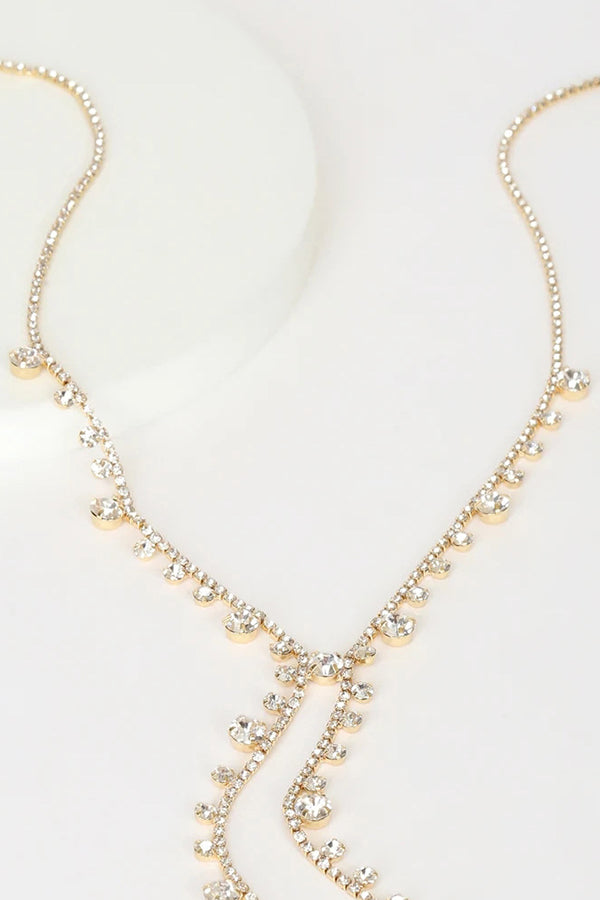 Sexy Irregular Full Diamond Necklace-consonak