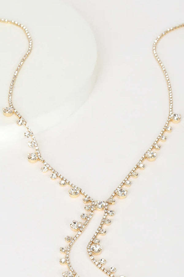 Sexy Irregular Full Diamond Necklace-consonak