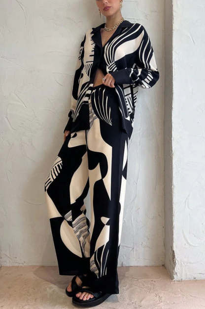 Delightful Chic Elastic Waist Pocketed Wide Leg Drape Pants-consonak