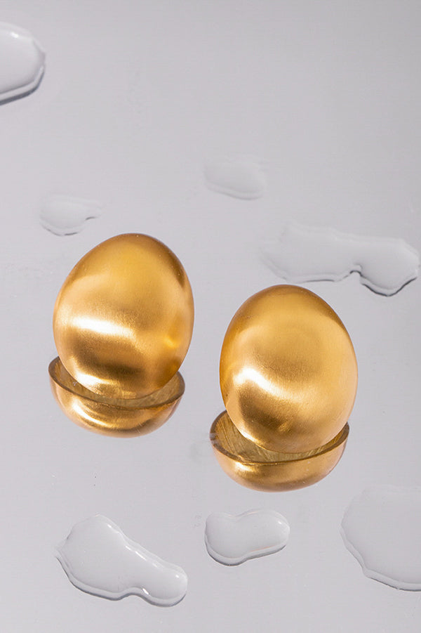 Fashion Frosted Oval Simple Earrings | Consonak