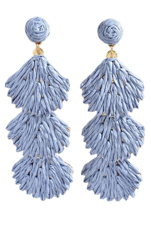 Bohemian Style Woven Seashell Vacation Earrings