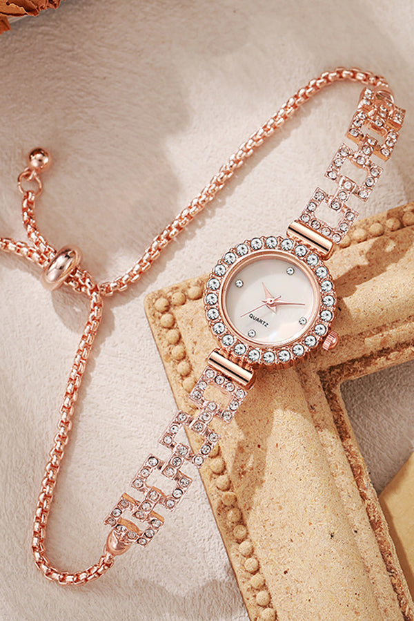 Fashionable Diamond Elegant Pointer Pull-Out Bracelet Watch | Consonak