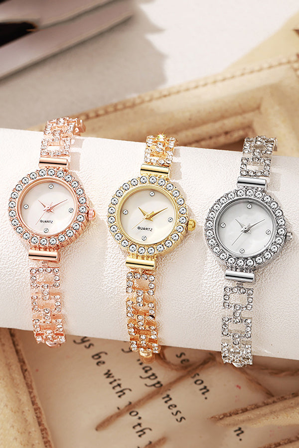 Fashionable Diamond Elegant Pointer Pull-Out Bracelet Watch | Consonak