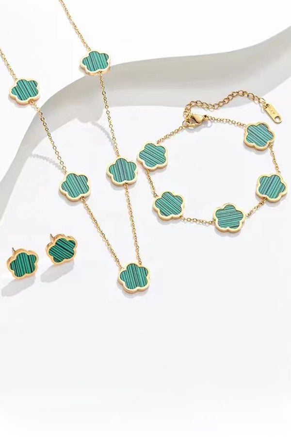 Exquisite Flower-shaped Versatile Metal Chain Jewelry-consonak