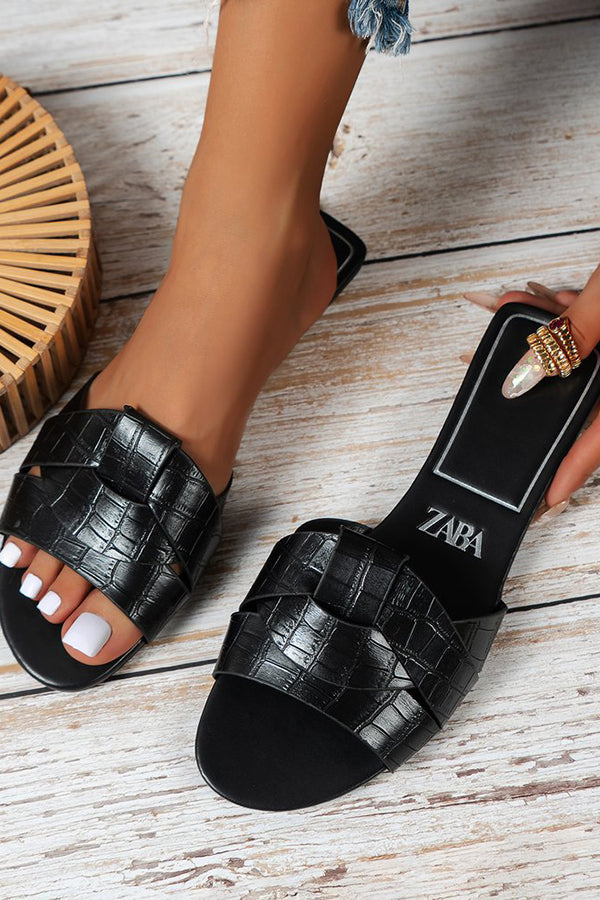 Fashion Cross Flat Versatile Sandals | Consonak