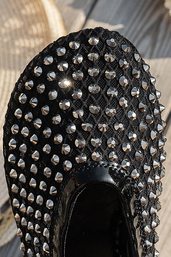 Fashionable Rhinestone Elegant French Buckle Sandals-consonak