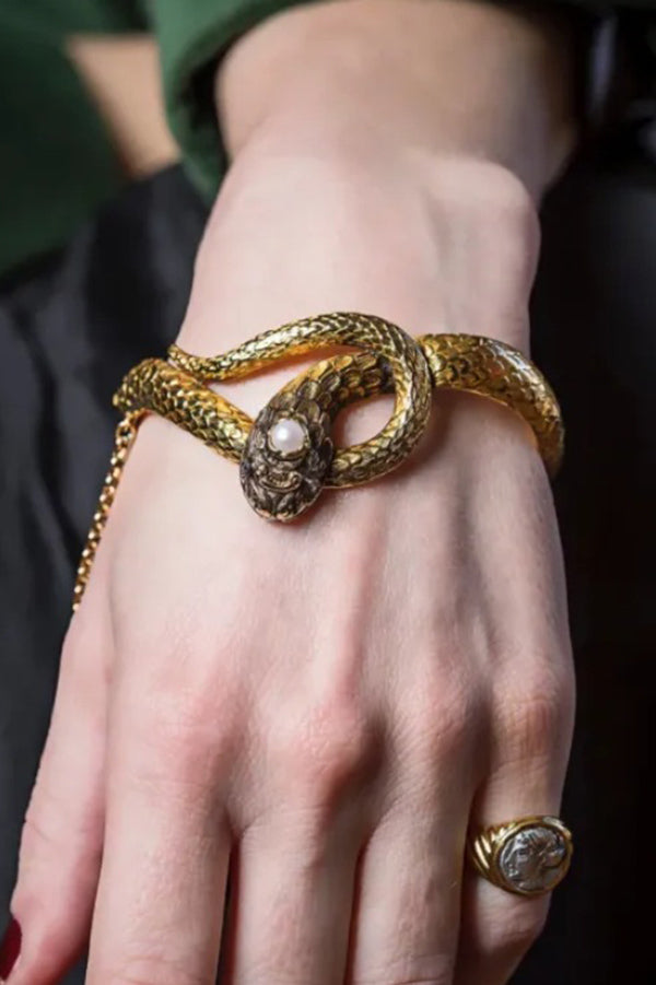 Medieval Vintage Snake Bracelet-consonak