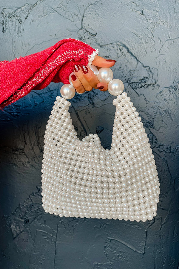 Faux Pearl Handbag-consonak