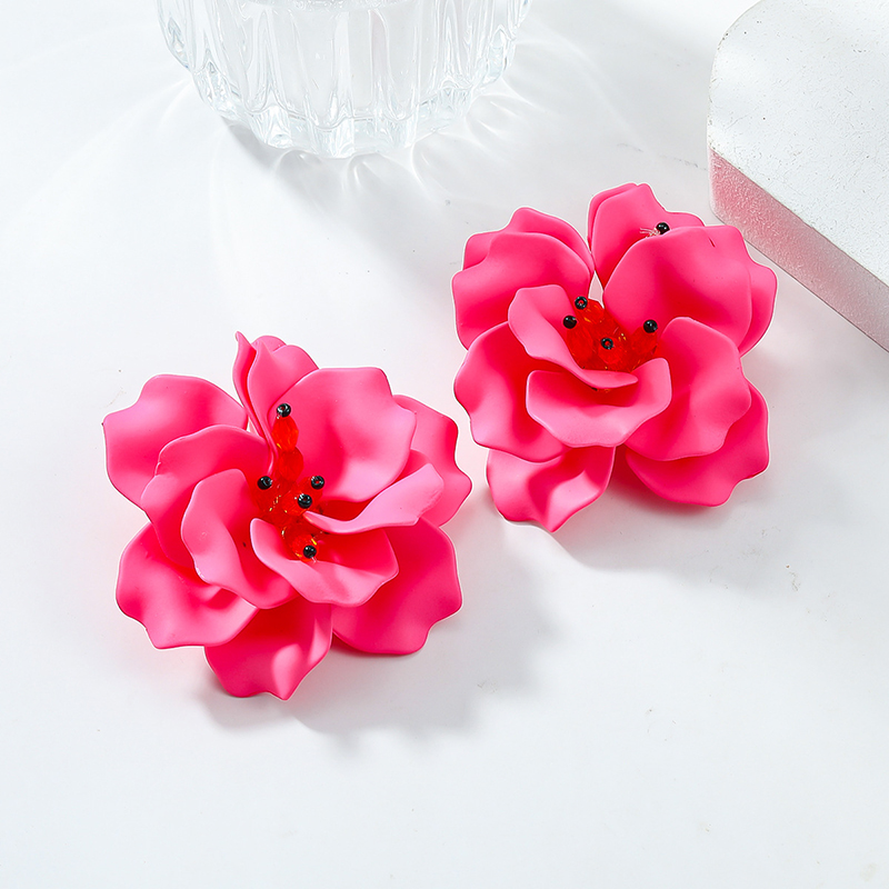 Bohemian Resort Style Handmade Floral Earrings-consonak
