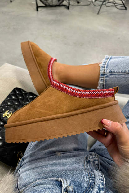 Warm Thick Sole Heelless Cotton Shoes-consonak