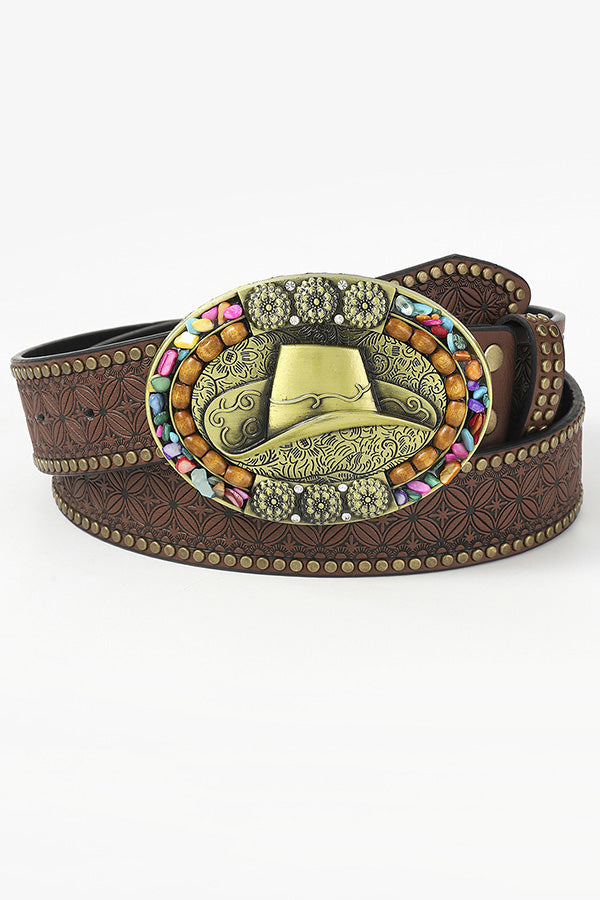Retro Western Cowboy Style Waist Belt-consonak