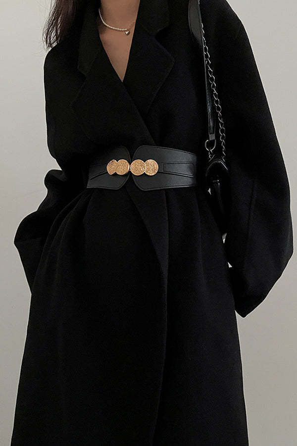 Retro All-match Wide Elastic Belt-consonak