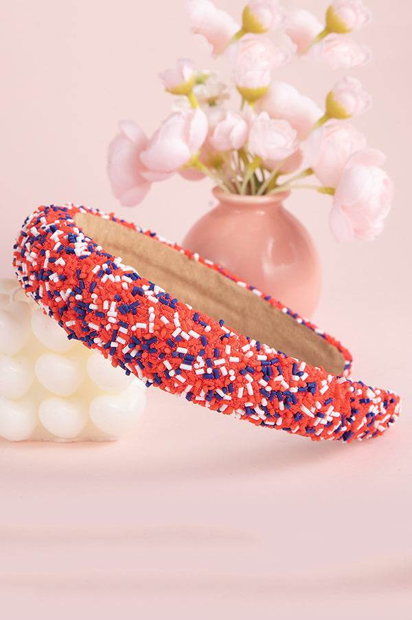 American Flag Color Matching Stylish Decorative Headband-consonak