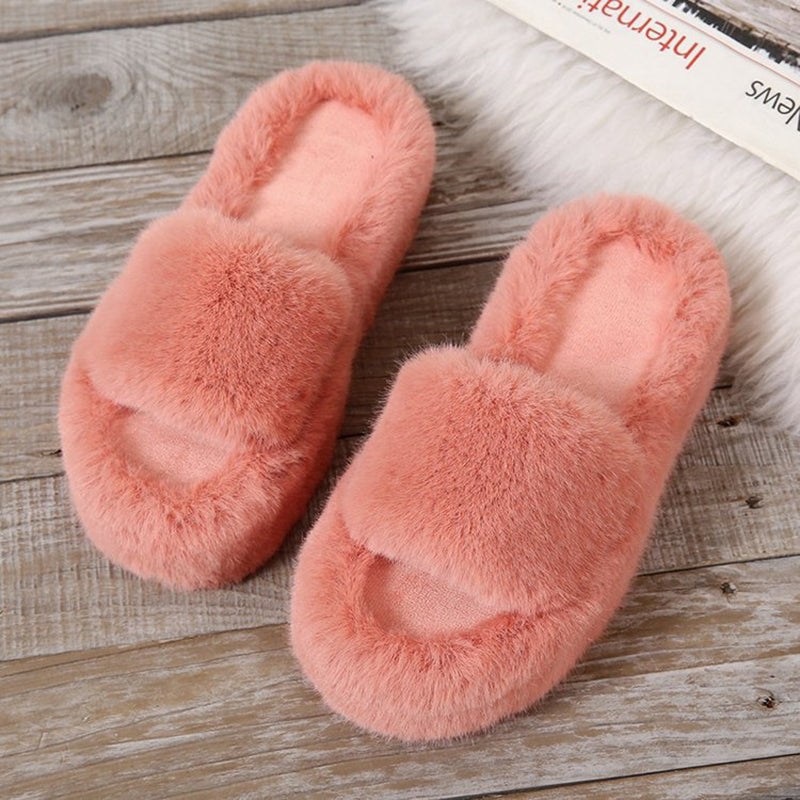 Casual Thick Sole Juwai Plush Slippers | Consonak