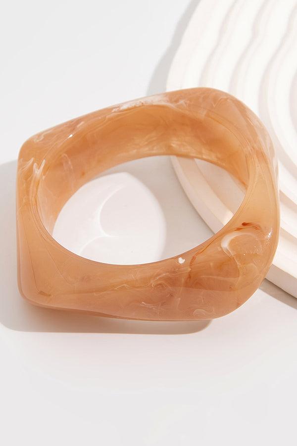 Simple Irregular Geometric Shape Acrylic Bracelet-consonak