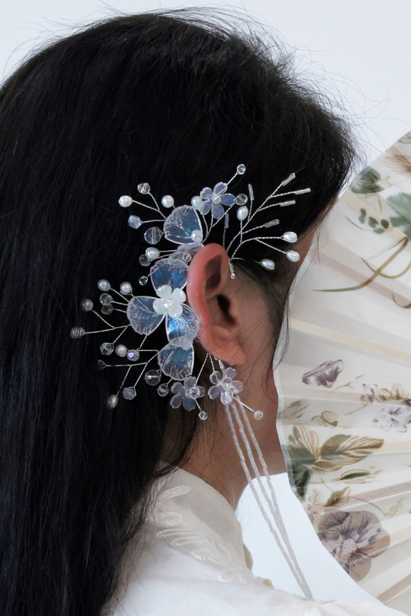 Exquisite Branch Beaded Fairy Earrings | Consonak