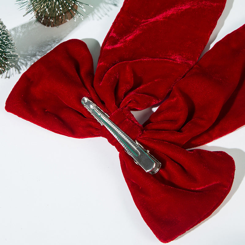 Christmas Velvet Snowflake Christmas Tree Ornament Headdress-consonak
