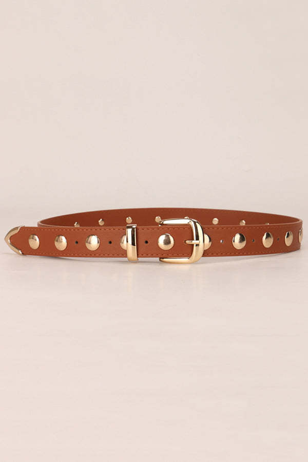 Fashion Punk Style Rivet Belt-consonak