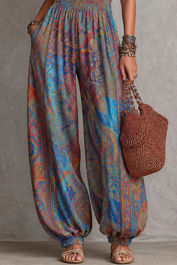 Maya Boho Chic Patchwork Jumpsuit-Consonak