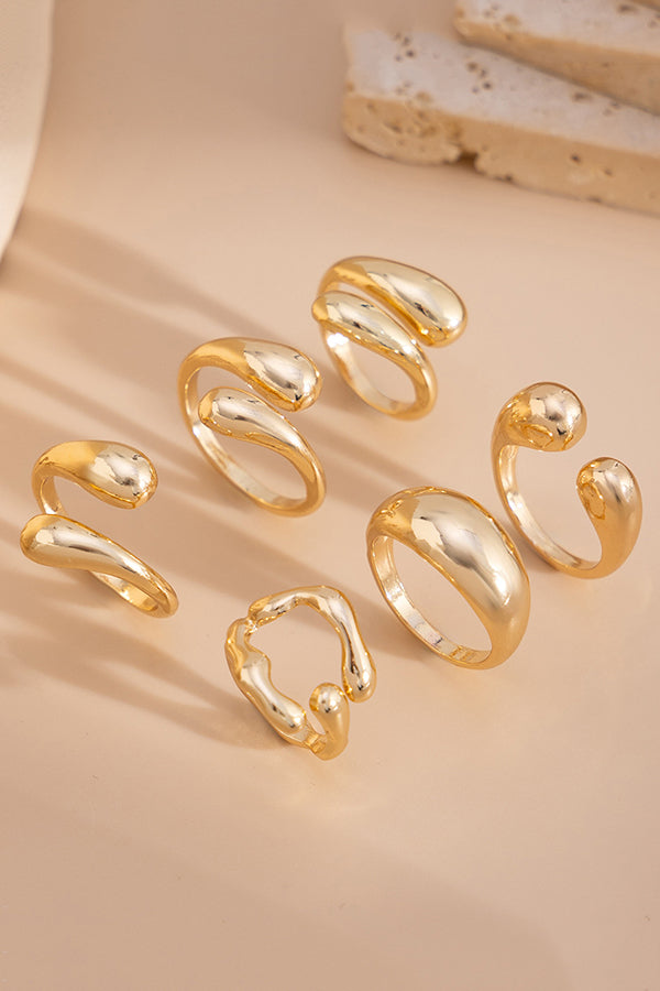 Geometric Cross Open Ring-consonak