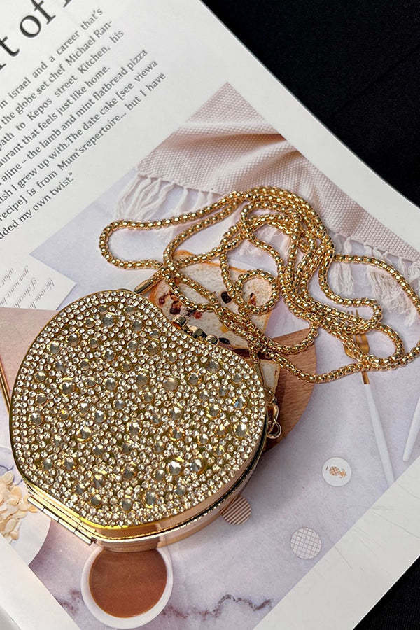 Fashionable and Personalized Diamond Mini Crossbody Bag-consonak