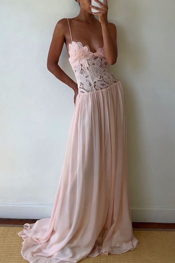 Amelie Lace Bustier Dress-Consonak