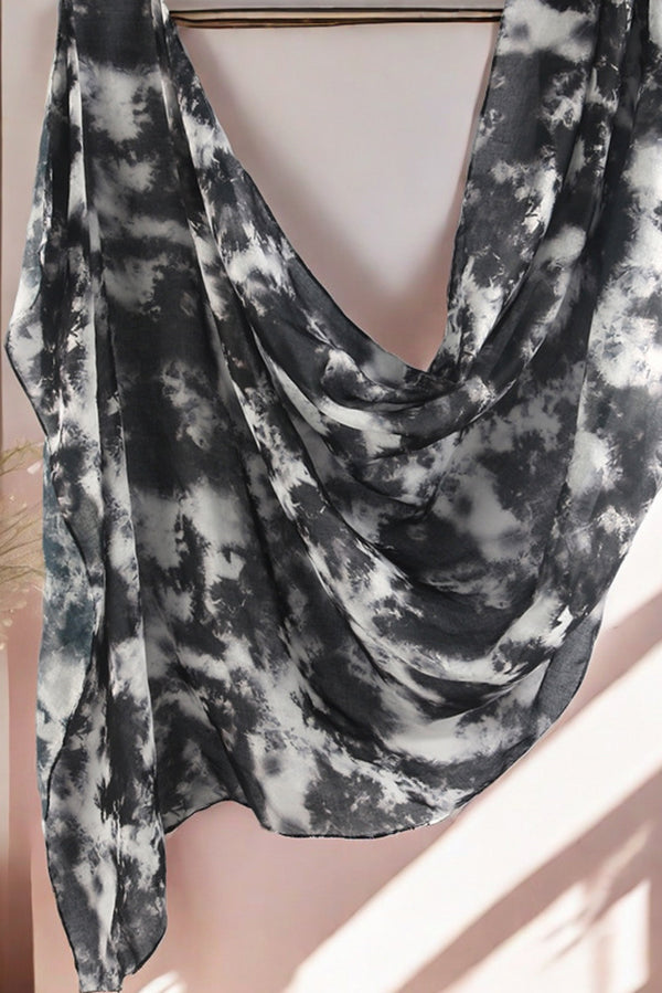 Watercolor Series Satin Shawl Scarf | Consonak