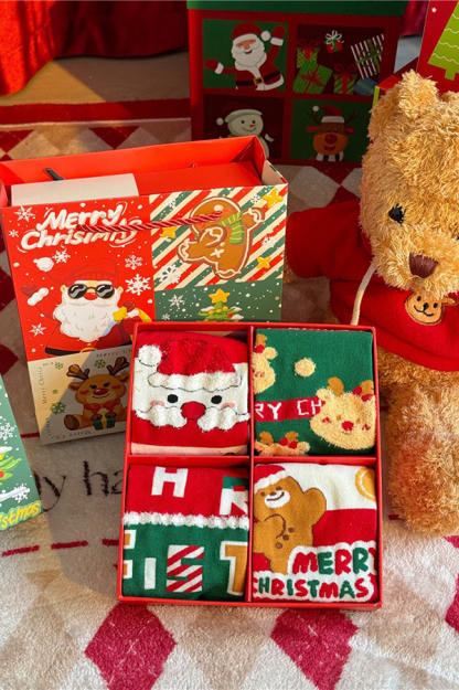 Christmas Cute Pattern Warm Socks-consonak