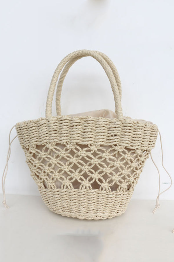 Ins Style Retro Hollow Straw Bag-consonak