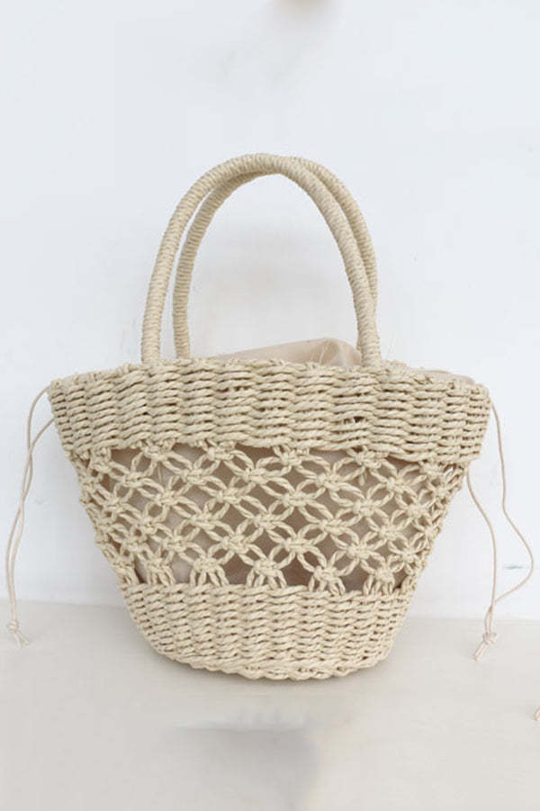 Ins Style Retro Hollow Straw Bag-consonak