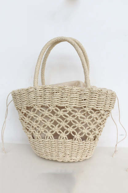 Ins Style Retro Hollow Straw Bag-consonak