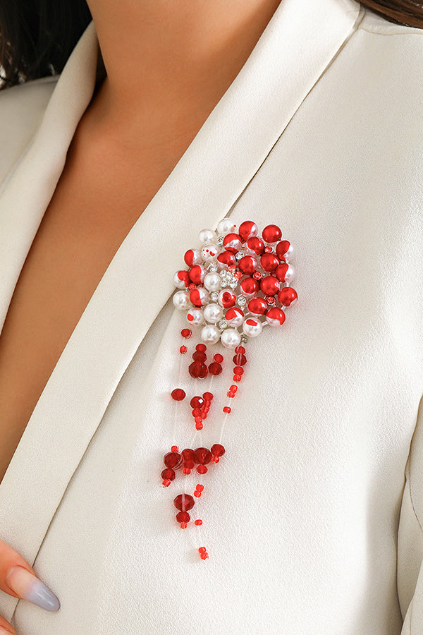 Halloween Gothic Blood Drop Pearl Jewelry-consonak
