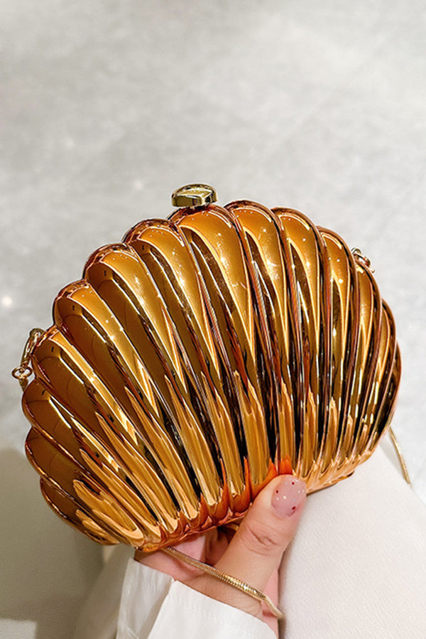 Fashionable and Elegant Chain Lock Shell Bag-consonak