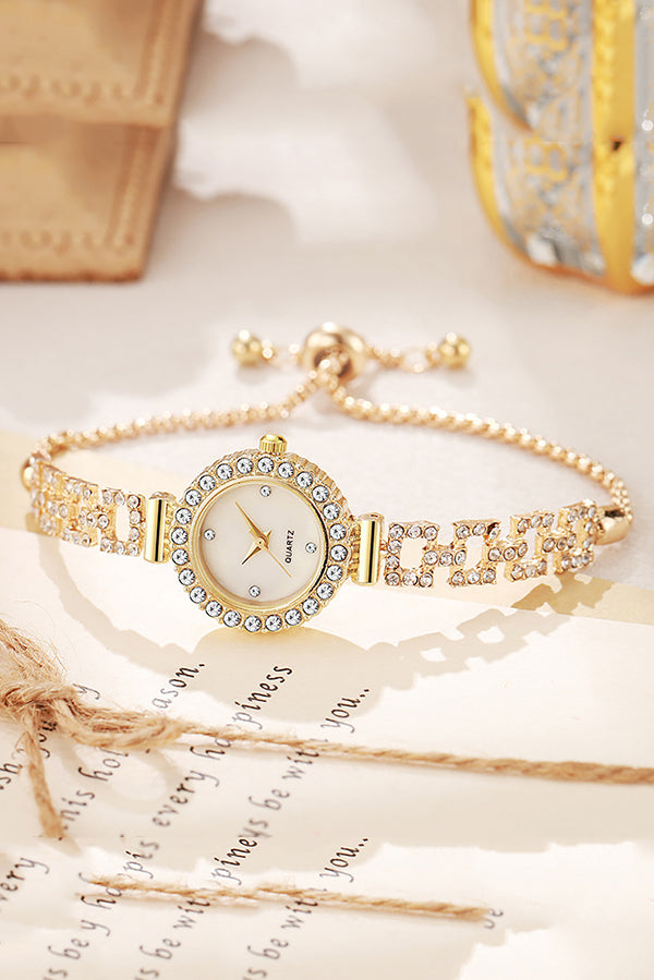Fashionable Diamond Elegant Pointer Pull-Out Bracelet Watch | Consonak