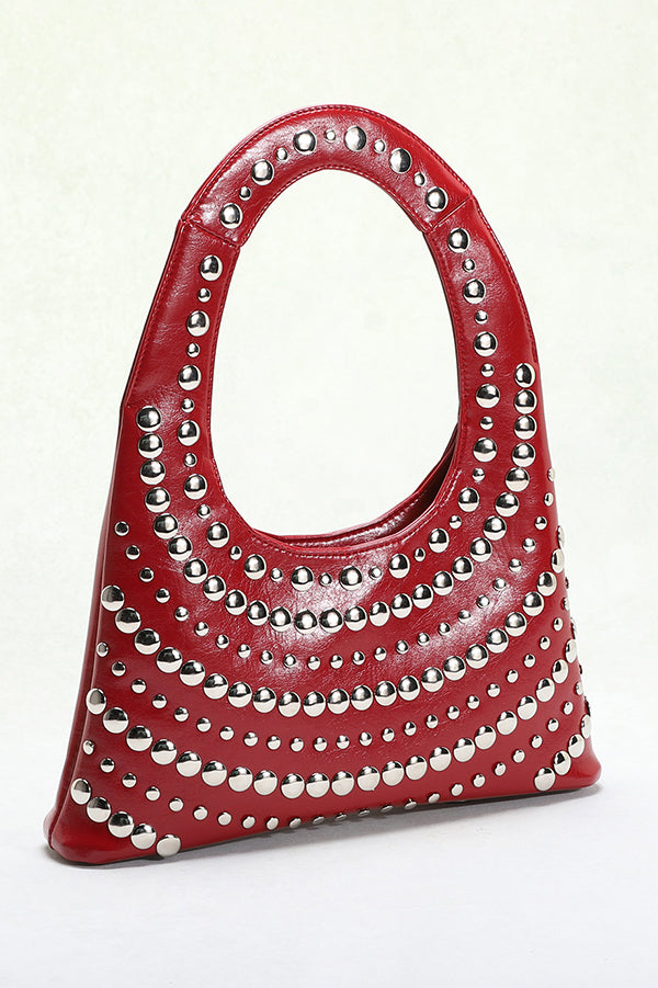 Punk Rivet Fashion Shoulder Bag-consonak