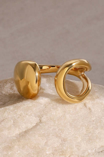 Fashionable and Simple Hollow Line Ring-consonak