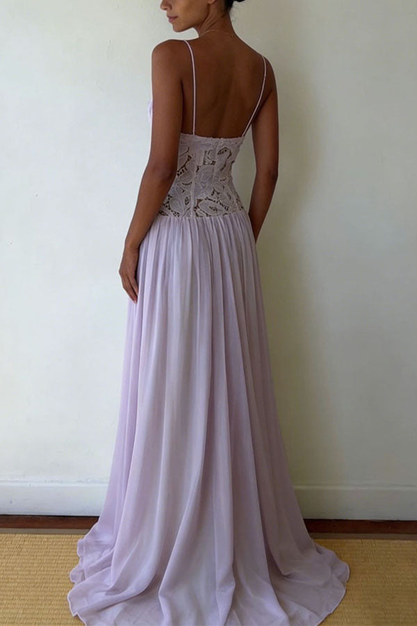 Amelie Lace Bustier Dress-Consonak