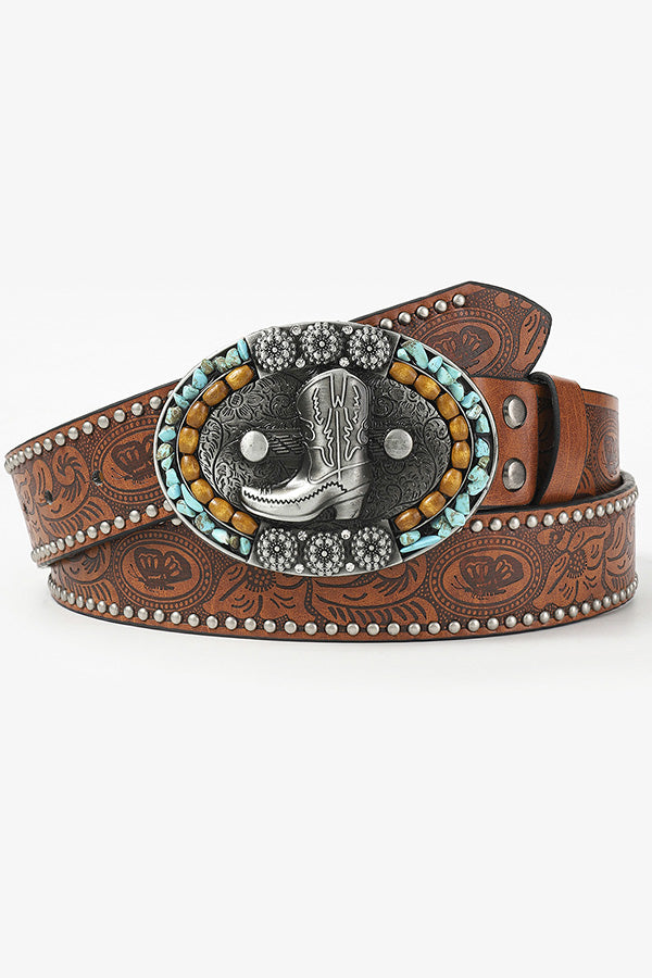Bohemian Ethnic Style Retro Pattern Belt-consonak