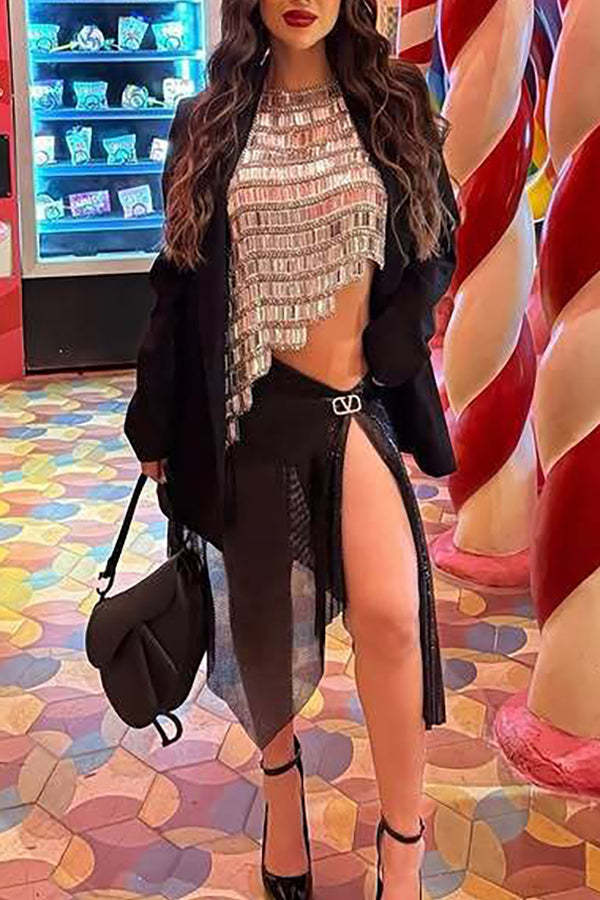 Dazzling Diamond Chain Alloy Body Chain-consonak