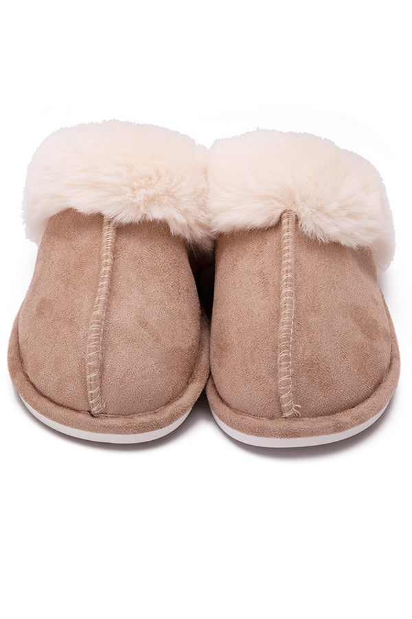 Warm Home Plush Cotton Slippers-consonak