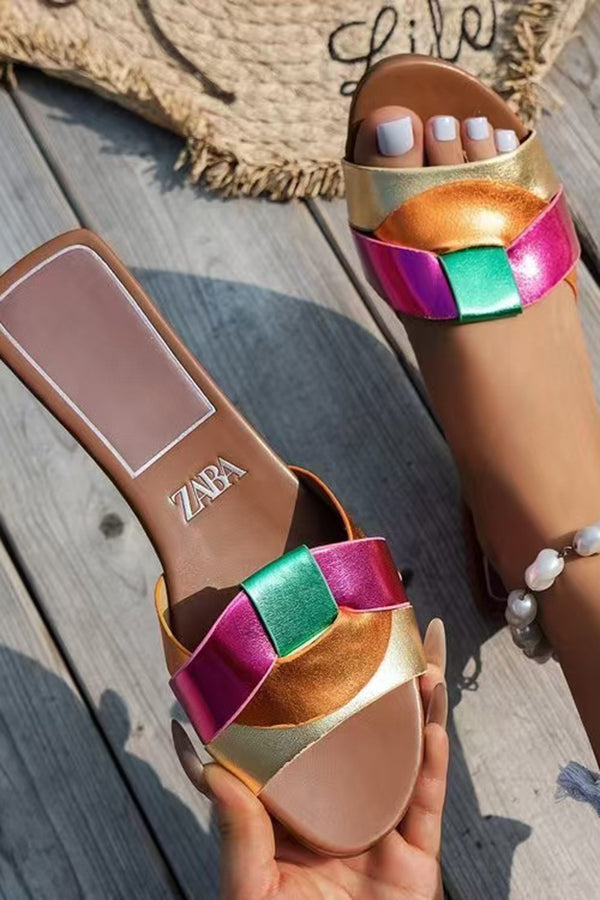 Fashion Cross Flat Versatile Sandals | Consonak