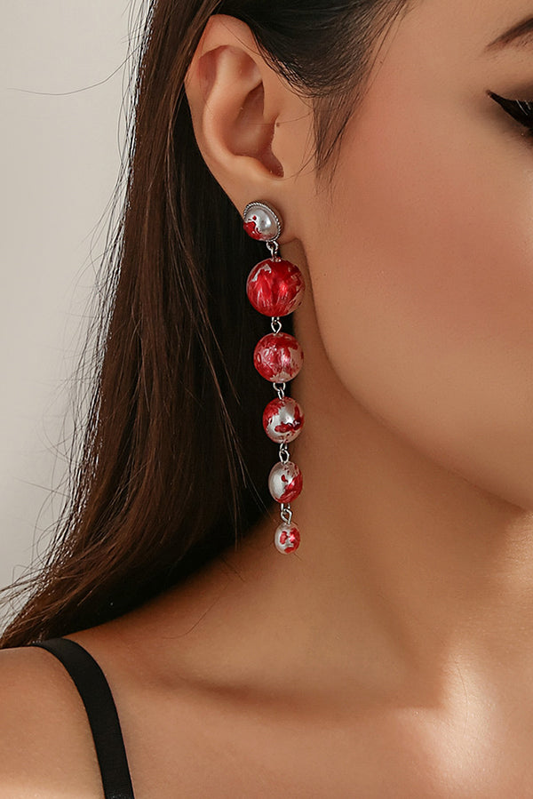 Halloween Gothic Blood Drop Pearl Necklace-consonak