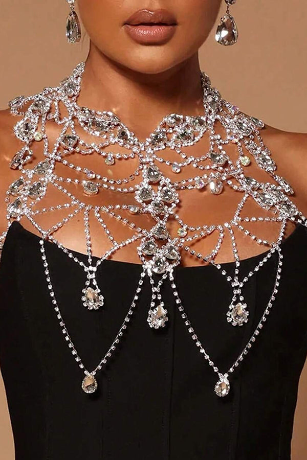Luxury Rhinestone Multi-layer Fashion Necklace | Consonak