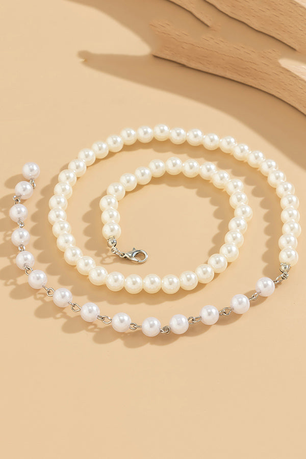 Vintage Beaded Chain Tassel Necklace-consonak