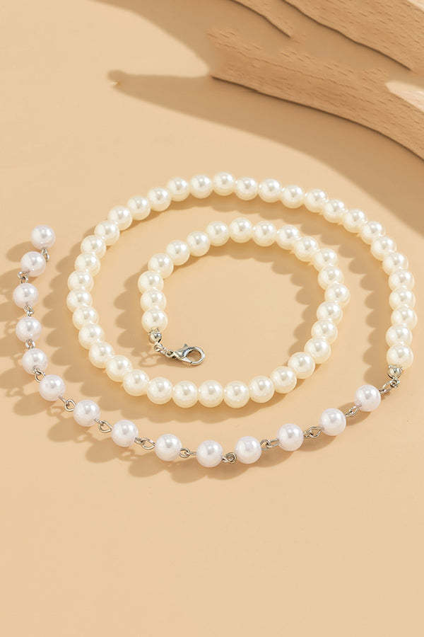 Vintage Beaded Chain Tassel Necklace-consonak