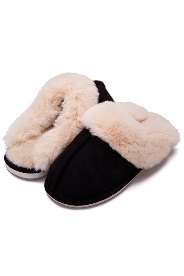 Warm Home Plush Cotton Slippers-consonak