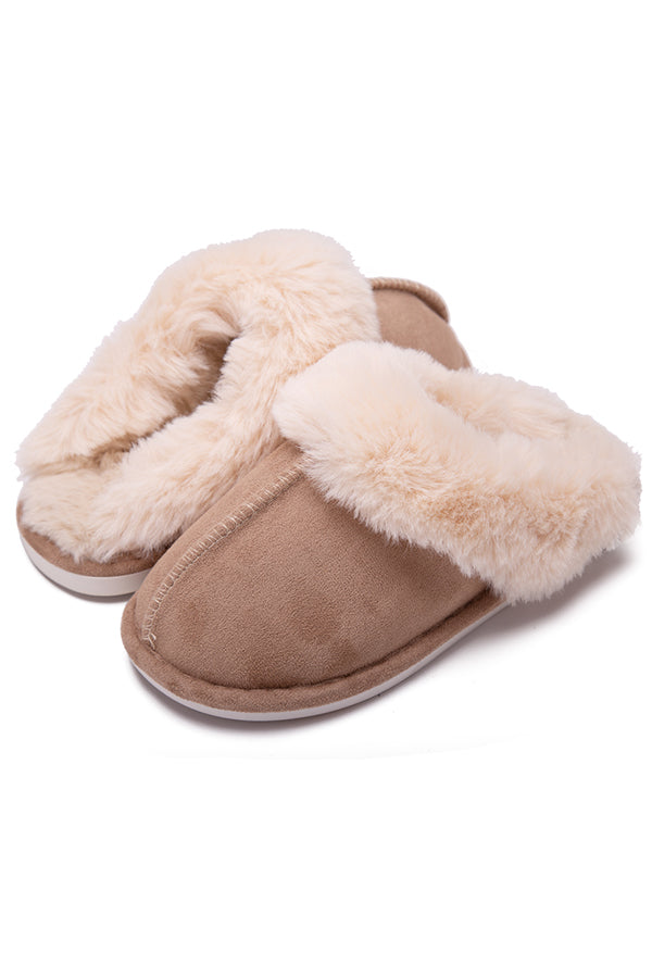 Warm Home Plush Cotton Slippers-consonak